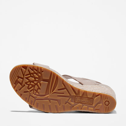 Womens Timberland Capri Sunset Wedge Sandal for Women in Beige