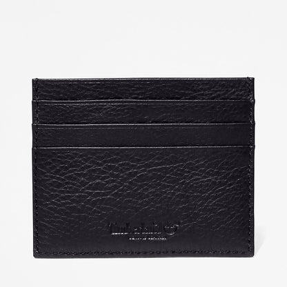 Mens Timberland Leather Card Holder & Keyring Gift Set in Black