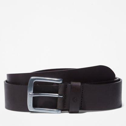 Mens Timberland Casual Leather Belt for Men in Brown