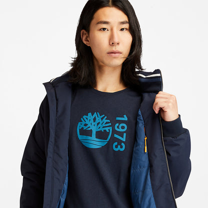Mens Timberland Sailor Bomber Jacket for Men in Navy