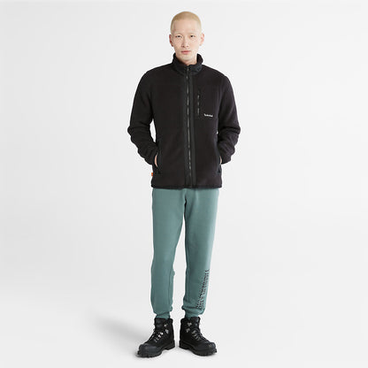 Mens Timberland Sherpa Fleece Jacket for Men in Black