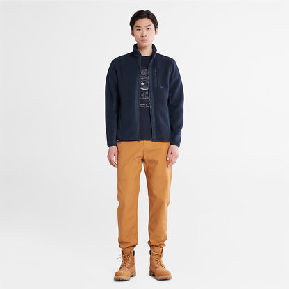 Mens Timberland Sherpa Fleece Jacket for Men in Navy