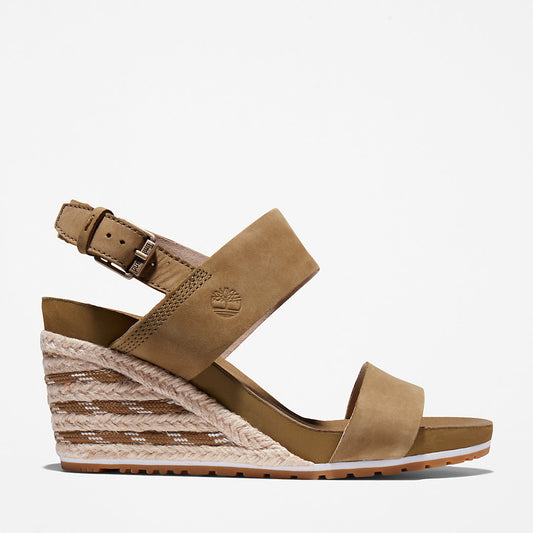 Womens Timberland Capri Sunset Wedge Sandal for Women in Greige