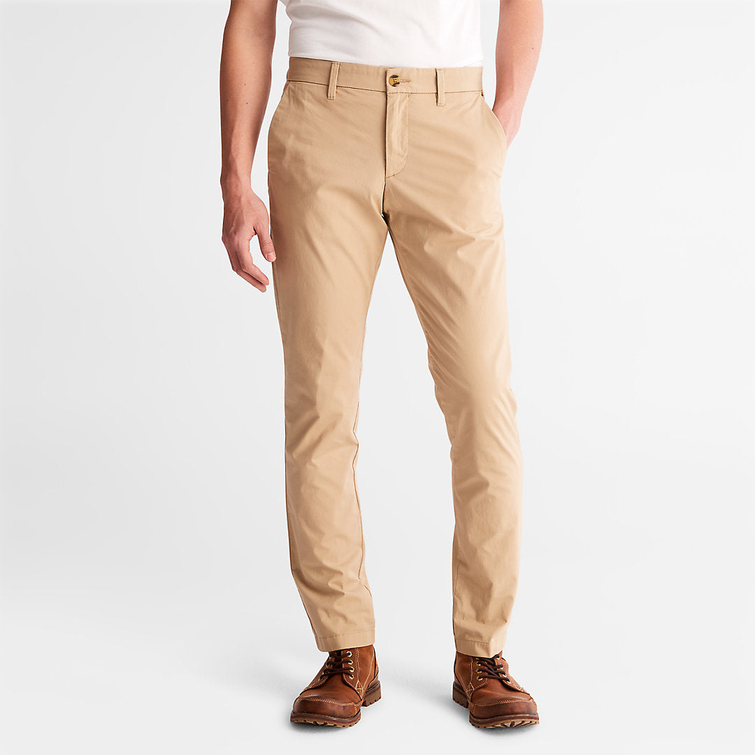 Mens Timberland Sargent Lake Stretch Chinos for Men in Beige