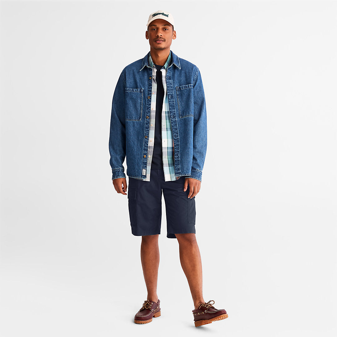 Mens Timberland Cargo Shorts for Men in Navy
