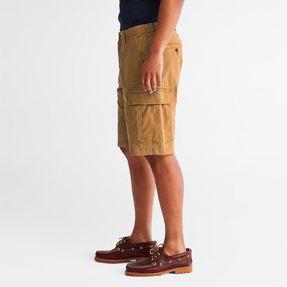 Mens Timberland Cargo Shorts for Men in Dark Yellow
