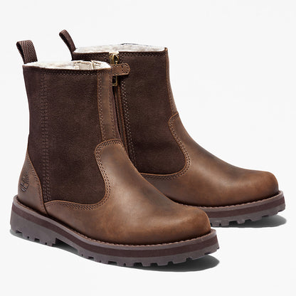 Kids Timberland Courma Kid Lined Boot for Youth in Dark Brown