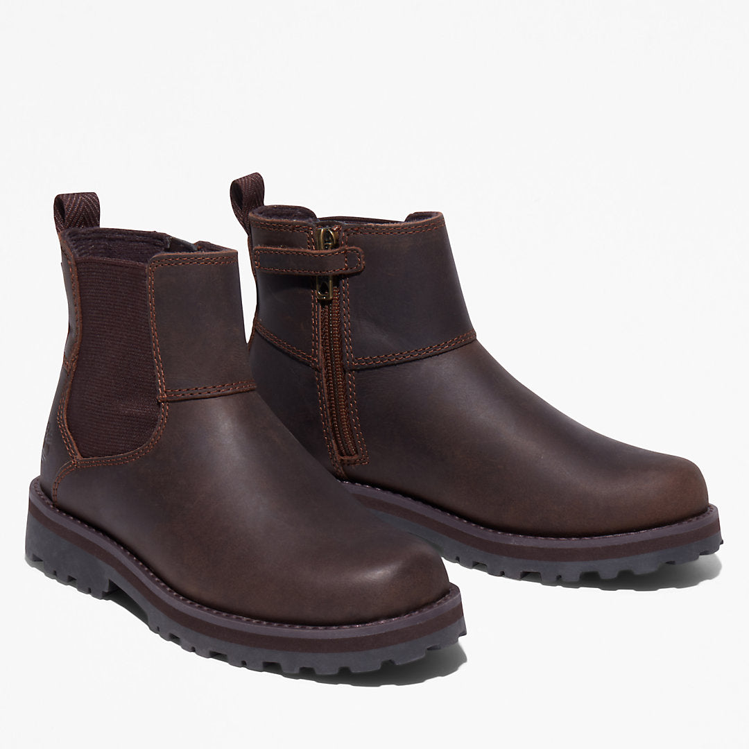 Kids Timberland Courma Kid Chelsea Boot for Youth in Dark Brown
