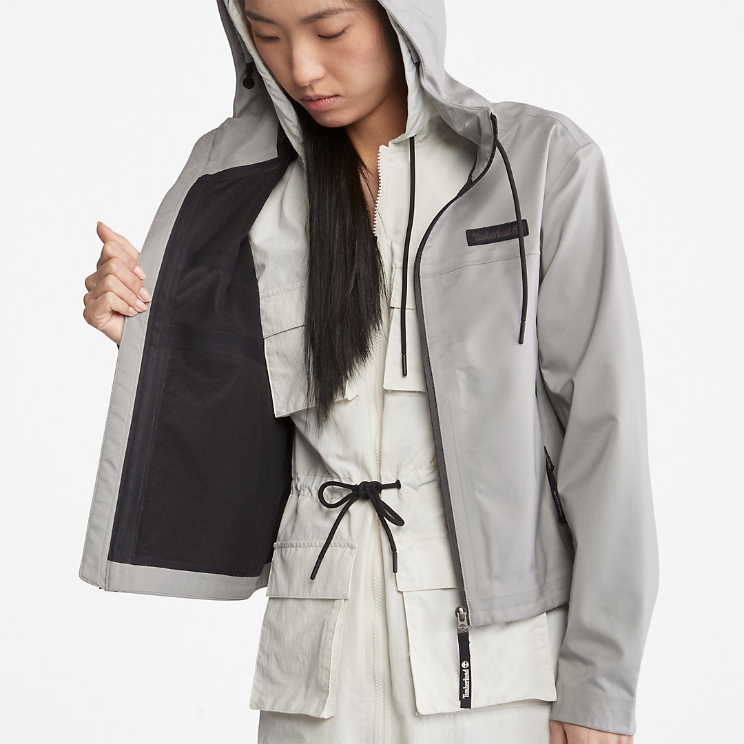 Womens Timberland Waterproof Jacket in Grey