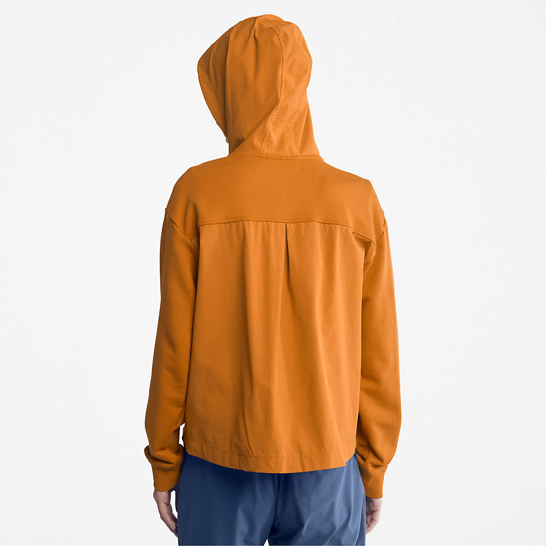 Womens Timberland Solid-colour Hoodie for Women in Dark Yellow