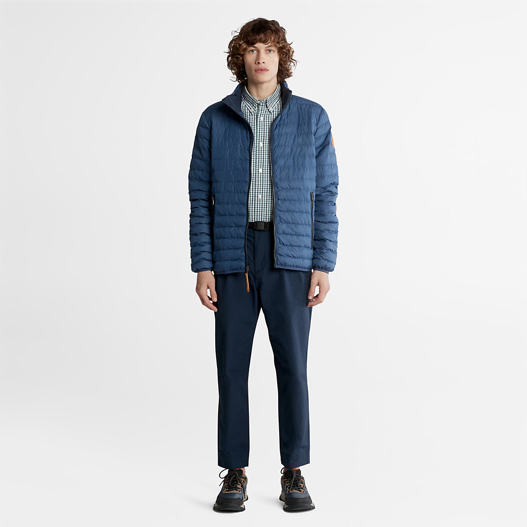 Mens Timberland Seersucker Gingham Shirt for Men in Green