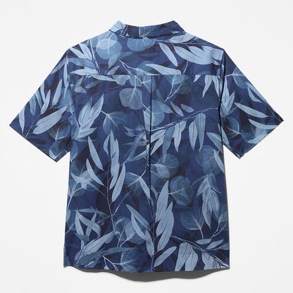 Mens Timberland Organic Cotton Resort Shirt for Men in Blue