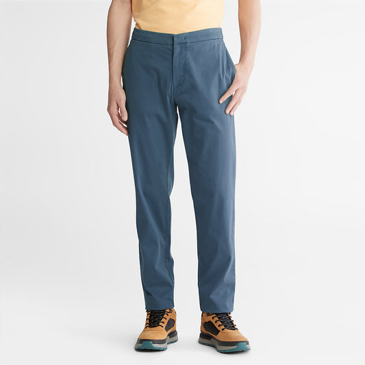 Mens Timberland Ultrastretch Tapered Trousers for Men in Blue