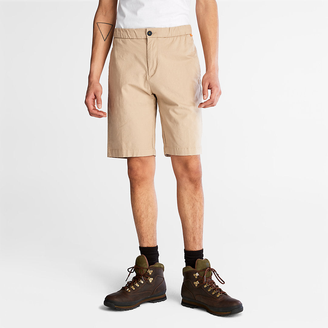 Mens Timberland Cotton and Linen-Blend Shorts for Men in Beige