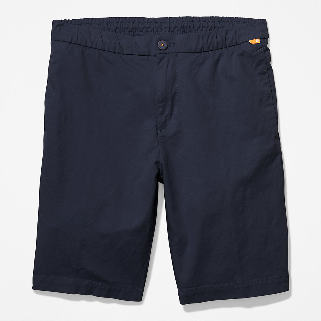 Mens Timberland Cotton and Linen-Blend Shorts for Men in Navy