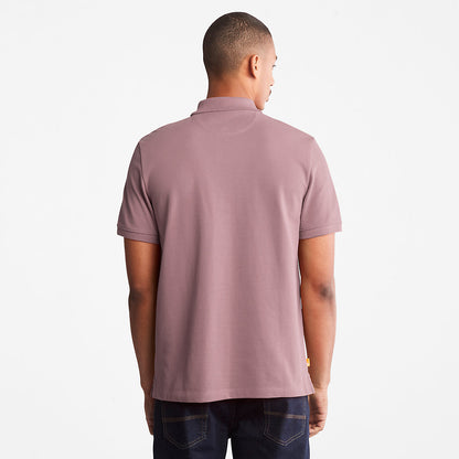 Mens Timberland Millers River Pique Polo Shirt for Men in Purple