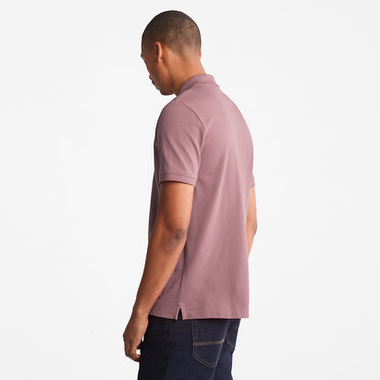 Mens Timberland Millers River Pique Polo Shirt for Men in Purple