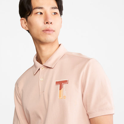 Mens Timberland TimberFresh™ Polo Shirt for Men in Light Pink