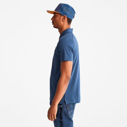 Mens Timberland TimberFresh™ Supima® Cotton Polo Shirt for Men in Blue