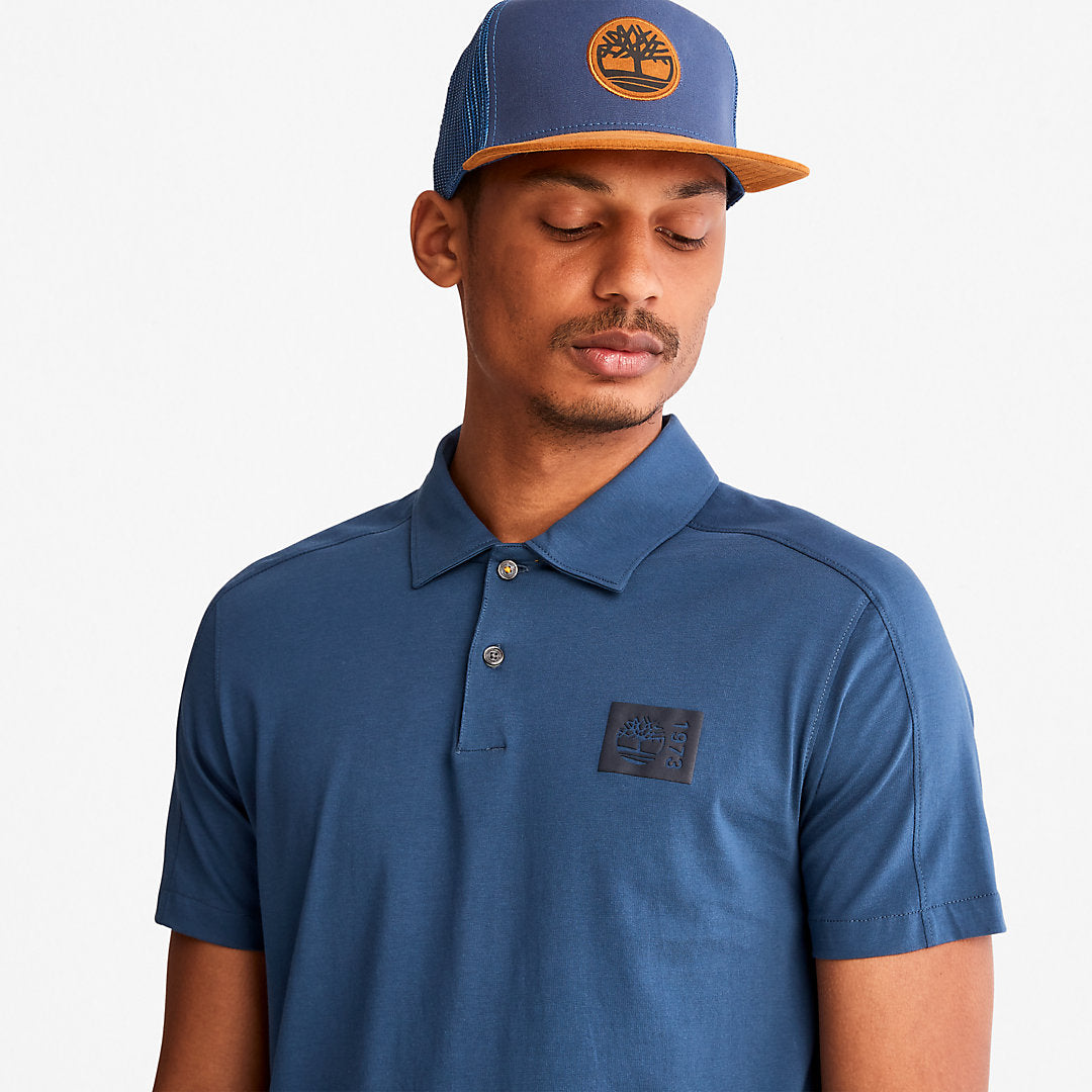 Mens Timberland TimberFresh™ Supima® Cotton Polo Shirt for Men in Blue