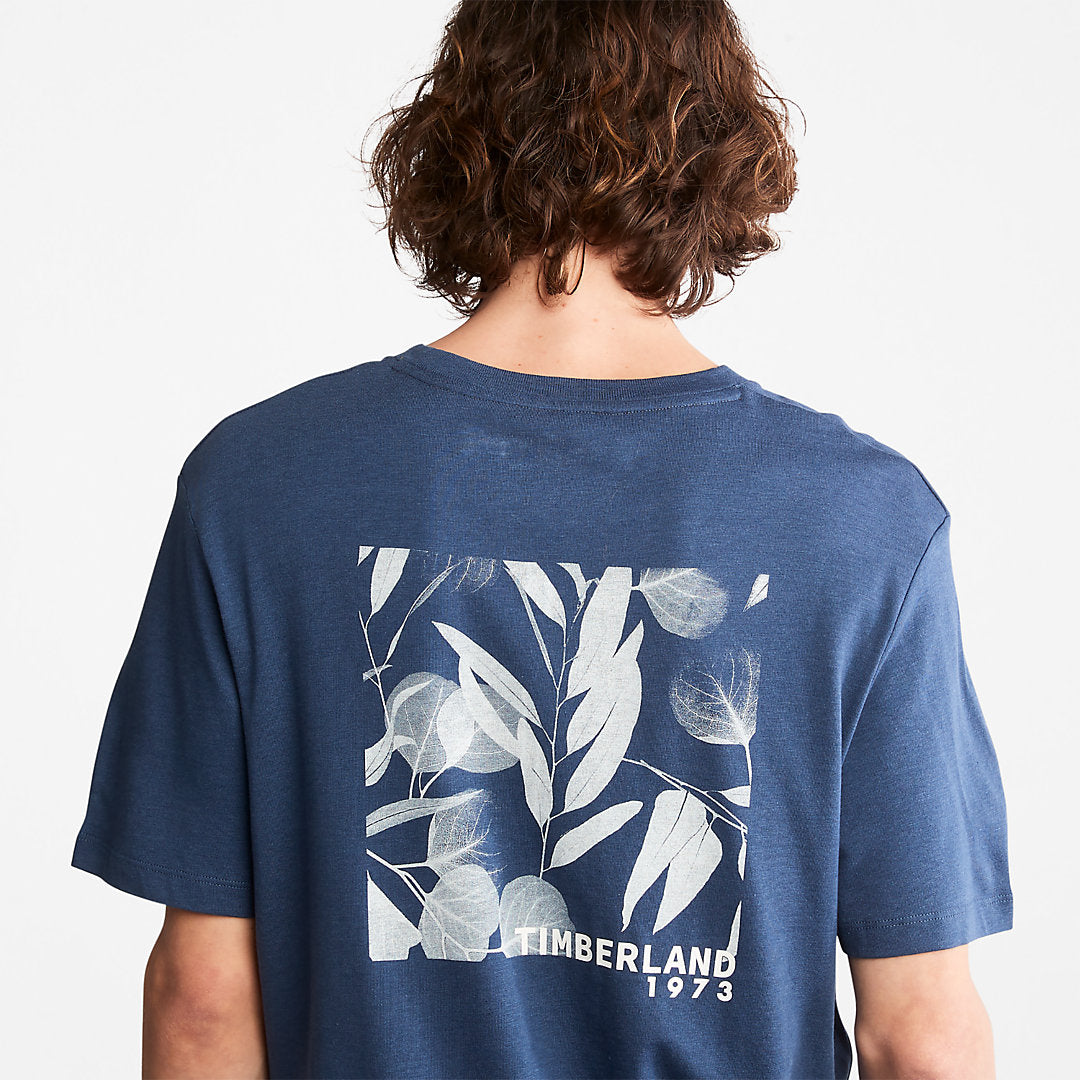 Mens Timberland Refibra™ Technology T-Shirt for Men in Blue