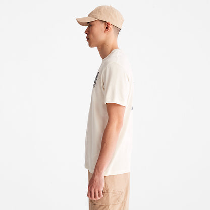 Mens Timberland Refibra™ Technology T-Shirt for Men in White