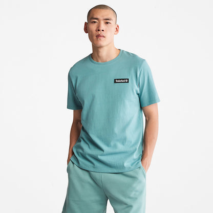 Mens Timberland All Gender Heavyweight Badge T-Shirt in Green