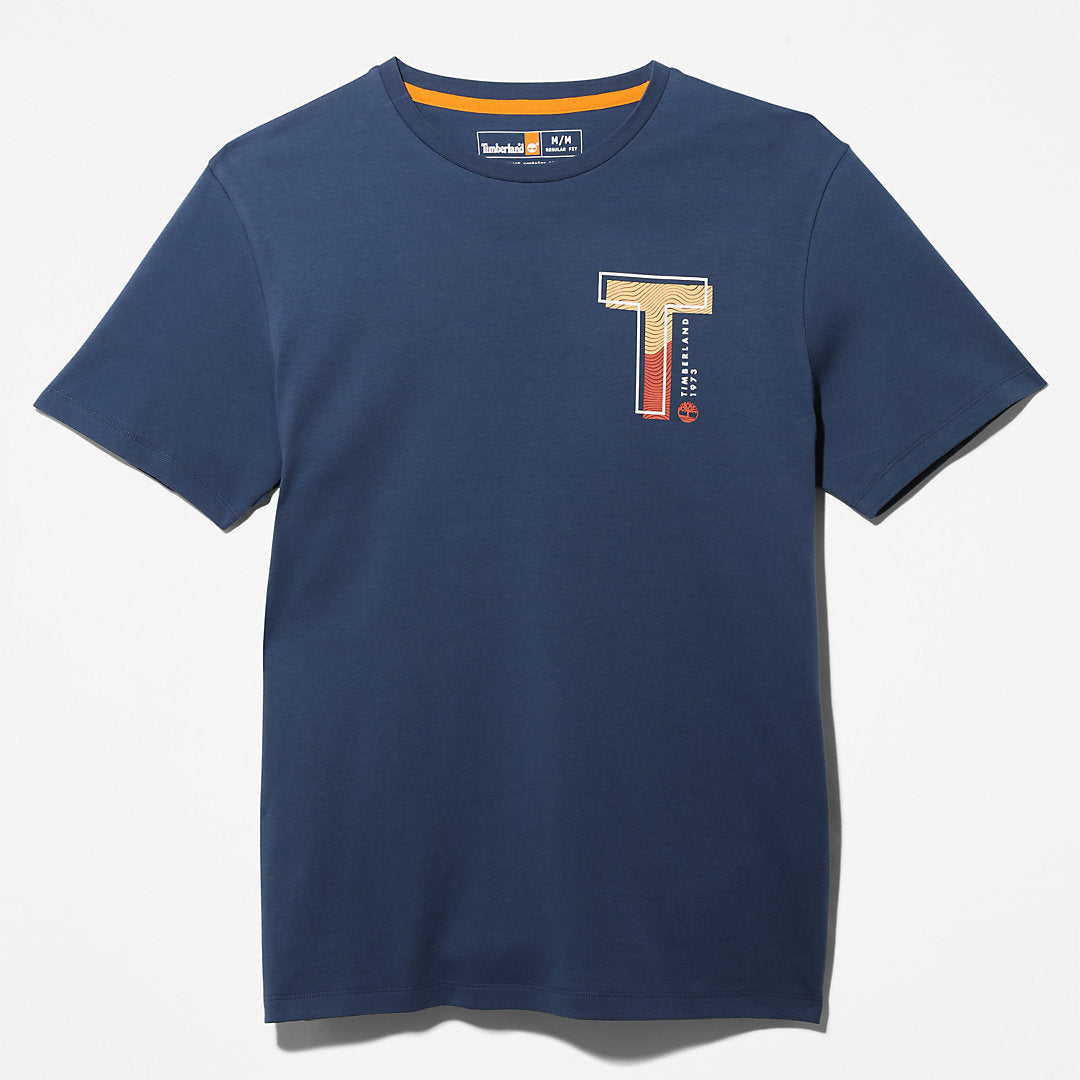 Mens Timberland Interlock TimberFresh™ T-Shirt for Men in Blue