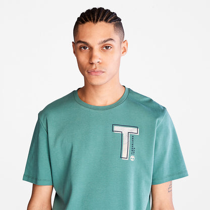 Mens Timberland Interlock TimberFresh™ T-Shirt for Men in Green