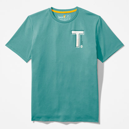 Mens Timberland Interlock TimberFresh™ T-Shirt for Men in Green