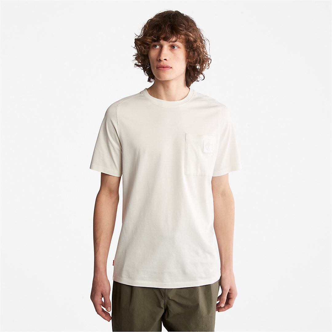 Mens Timberland Eco-Ready Supima® Cotton TimberFresh™ T-Shirt for Men in White