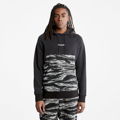 Mens Timberland White Tiger Print Hoodie for Men in Camo