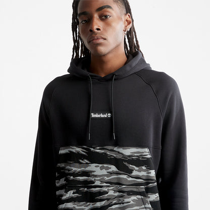 Mens Timberland White Tiger Print Hoodie for Men in Camo