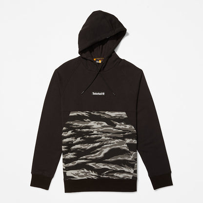 Mens Timberland White Tiger Print Hoodie for Men in Camo