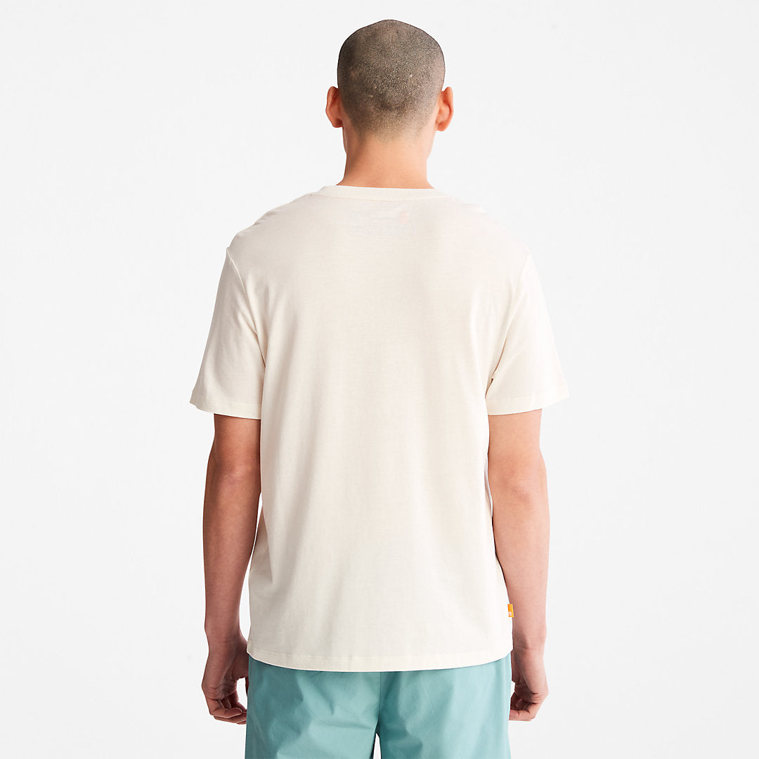 Mens Timberland Refibra™ Graphic T-Shirt for Men in White