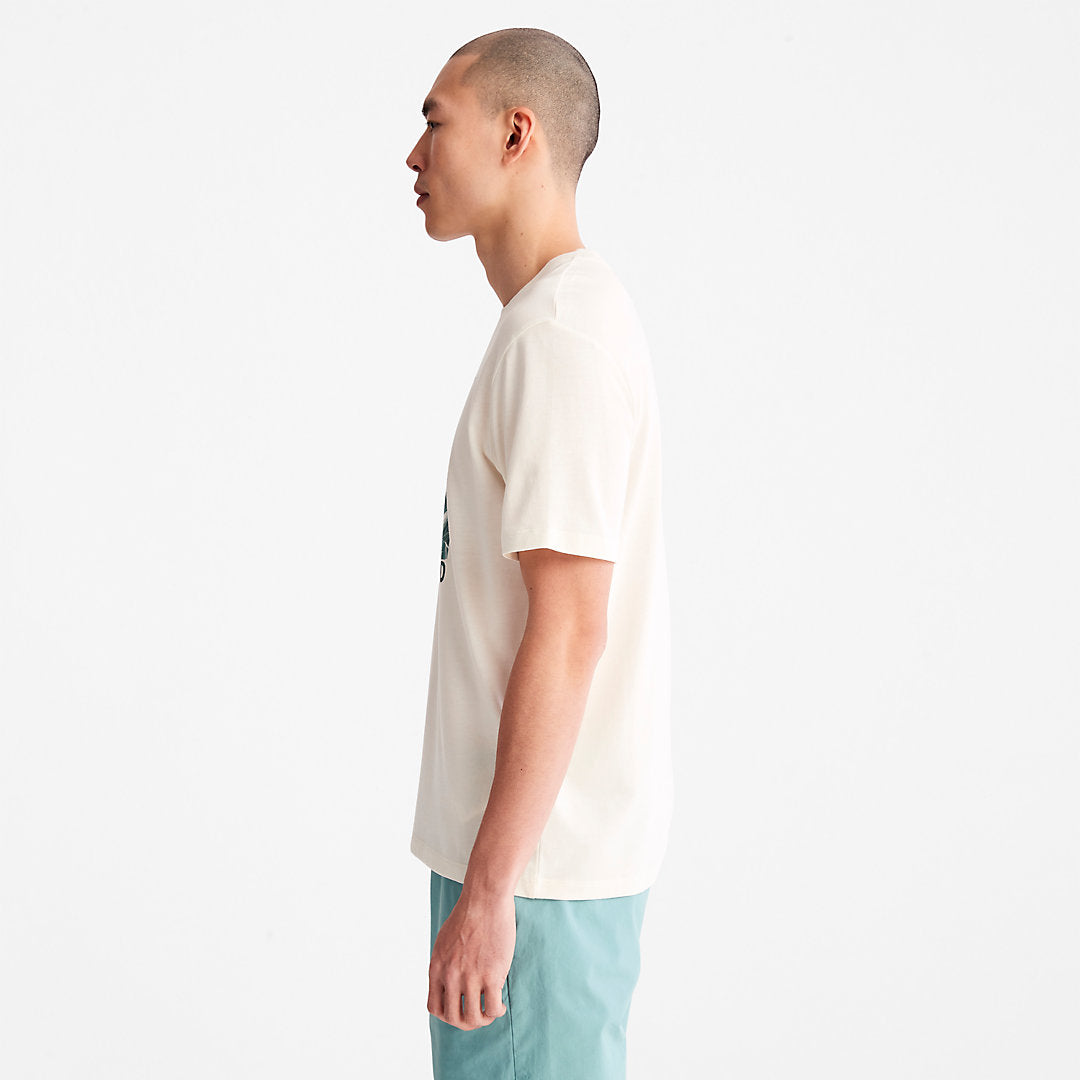 Mens Timberland Refibra™ Graphic T-Shirt for Men in White