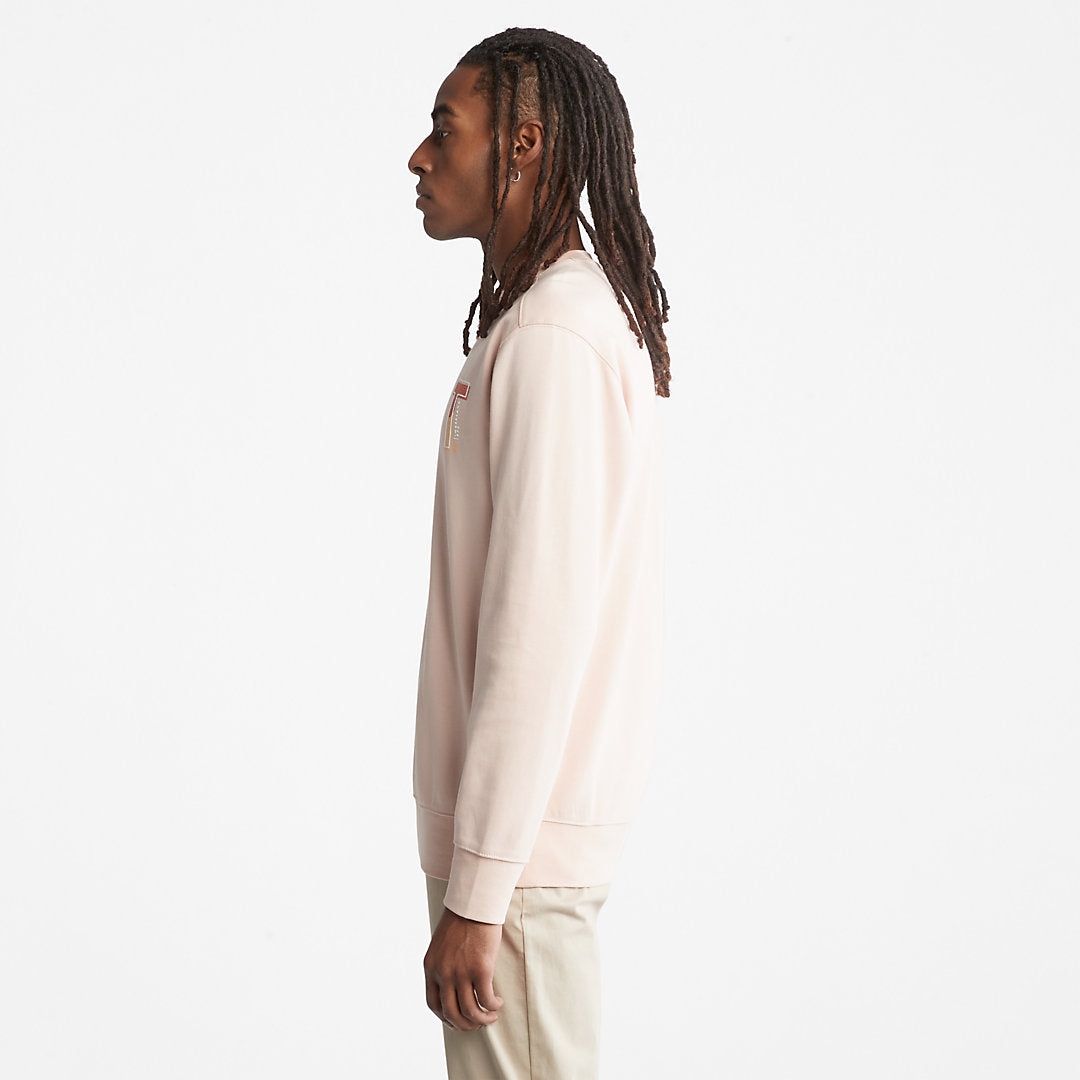 Mens Timberland Sweatshirt with TimberFresh™ Technology for Men in Pink