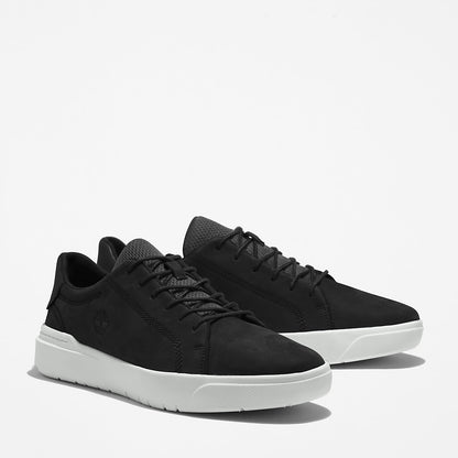 Mens Timberland Seneca Bay Leather Trainer for Men in Black