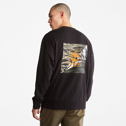 Mens Timberland Year of the Tiger Sweatshirt for Men in Black