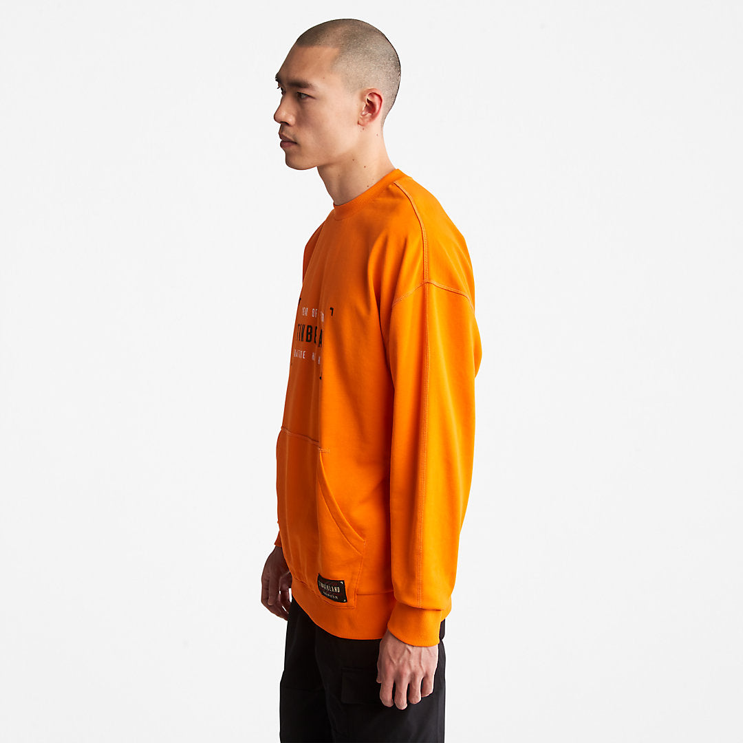 Mens Timberland Year of the Tiger Sweatshirt for Men in Orange