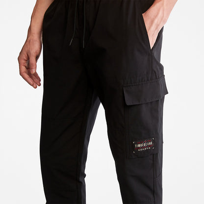 Mens Timberland Water-Repellent Cargo Trousers for Men in Black