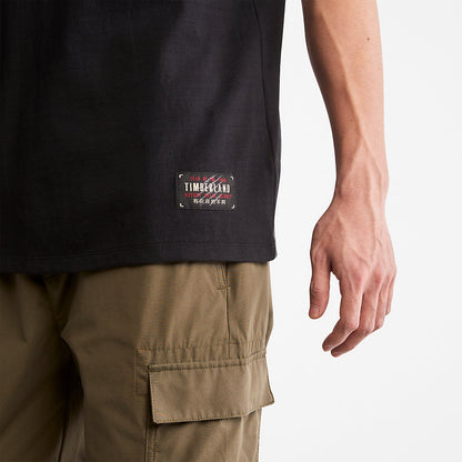 Mens Timberland Year of the Tiger T-Shirt for Men in Black