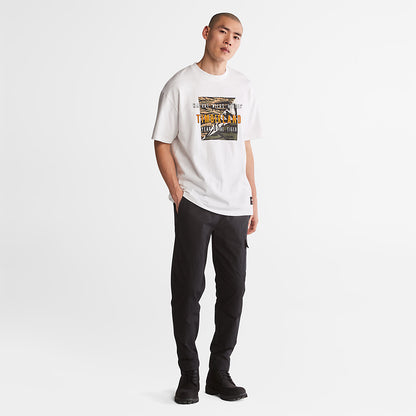 Mens Timberland Year of the Tiger T-Shirt for Men in White