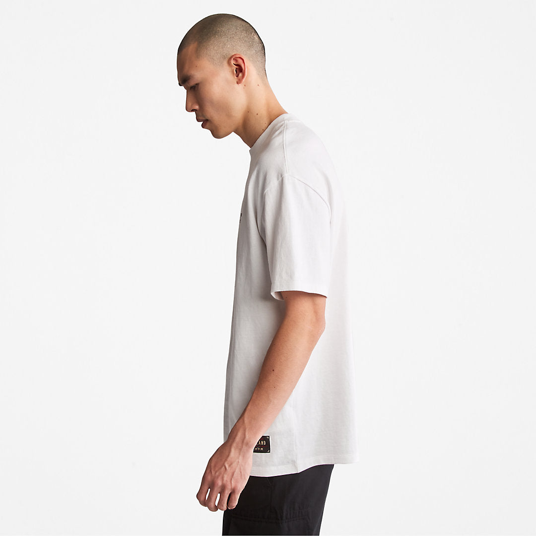Mens Timberland Year of the Tiger T-Shirt for Men in White