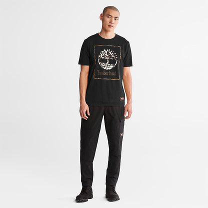 Mens Timberland Year of the Tiger T-Shirt for Men in Black