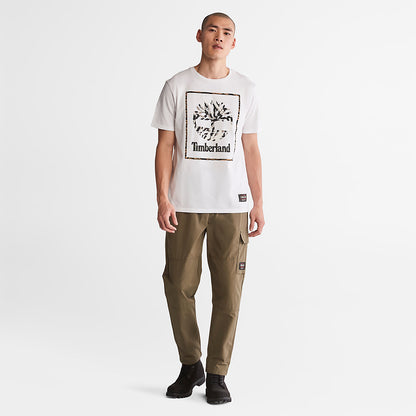 Mens Timberland Year of the Tiger T-Shirt for Men in White