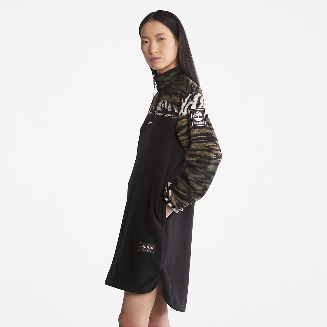 Womens Timberland Chinese New Year Fleece Dress for Women in Black