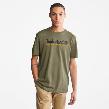Mens Timberland Wind, Water, Earth and Sky™ T-Shirt for Men in Dark Green
