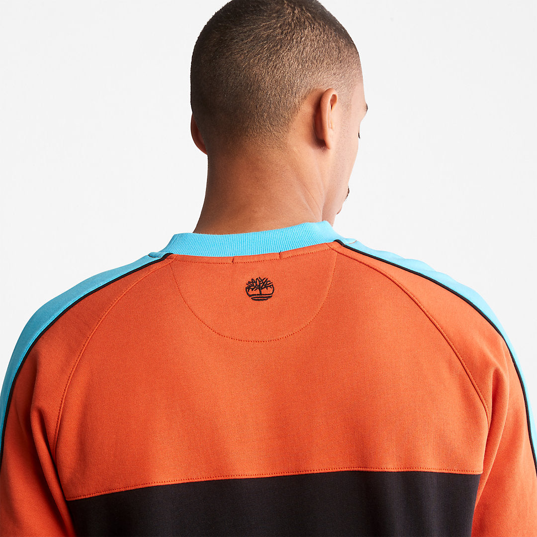 Mens Timberland Outdoor Archive Sweatshirt for Men in Orange