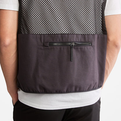 Mens Timberland Progressive Utility Multi-Pocket Gilet for Men in Black
